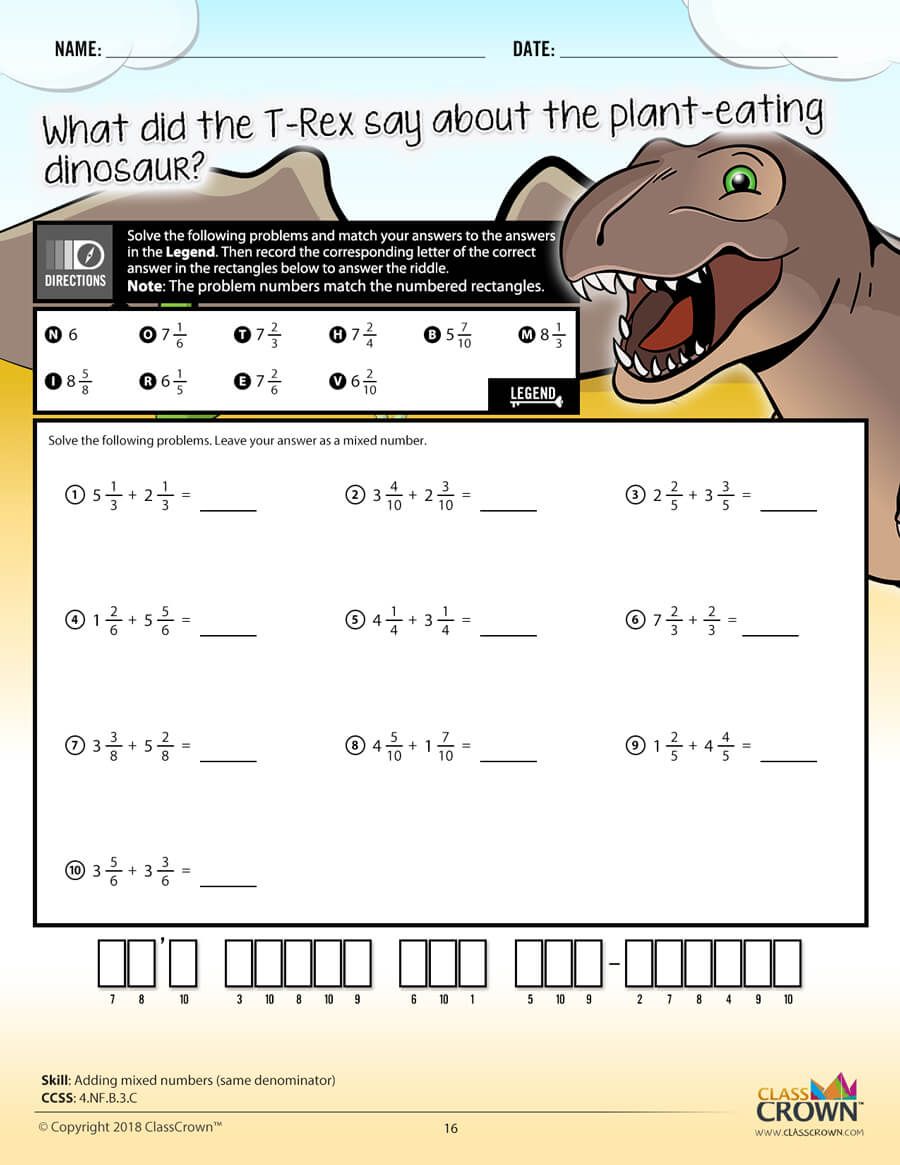 20 Math Worksheets 4th Grade Printable Free