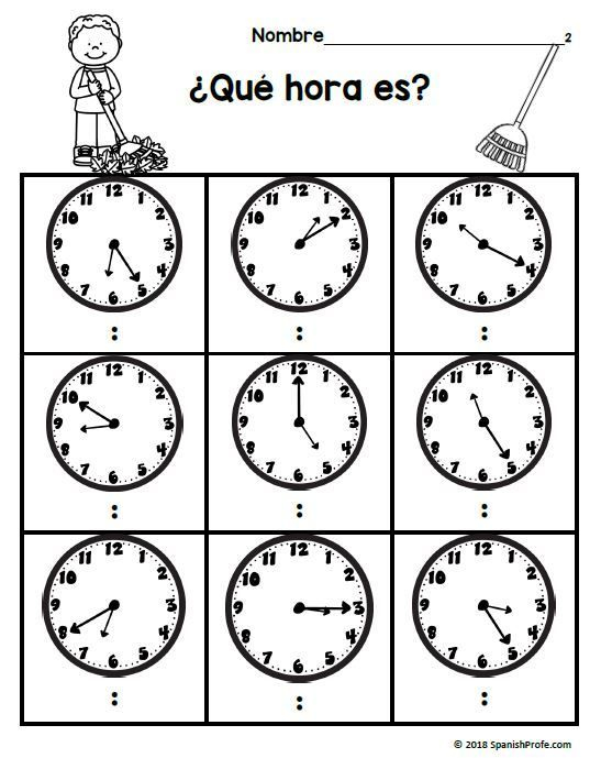 20 Math Worksheets In Spanish Pdf