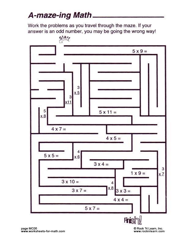 20 Math Worksheets Middle School Download