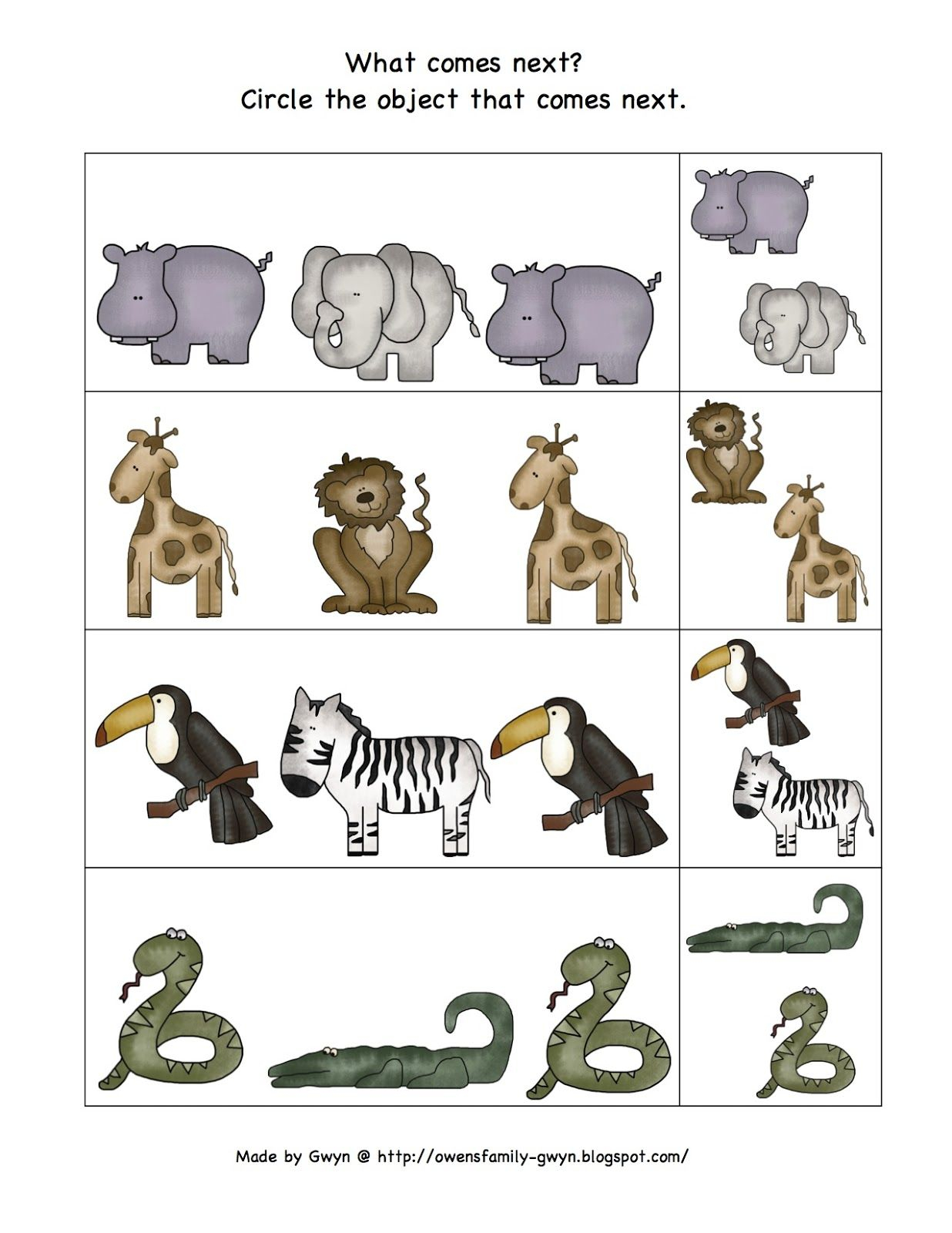 20 Zoo Animal Math Worksheets Download