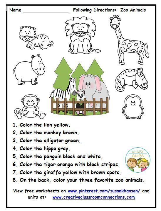 20 Zoo Animal Math Worksheets Download