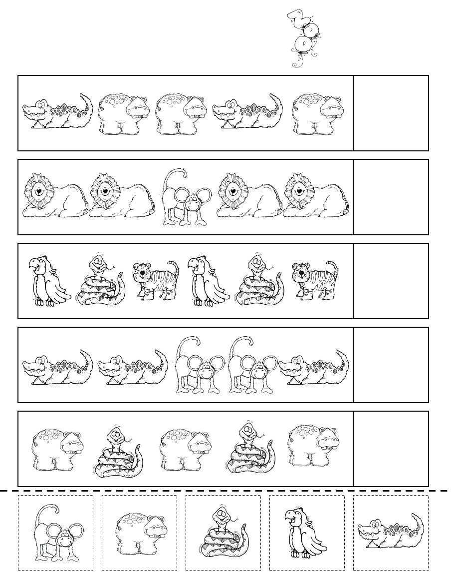 20 Zoo Animal Math Worksheets Free