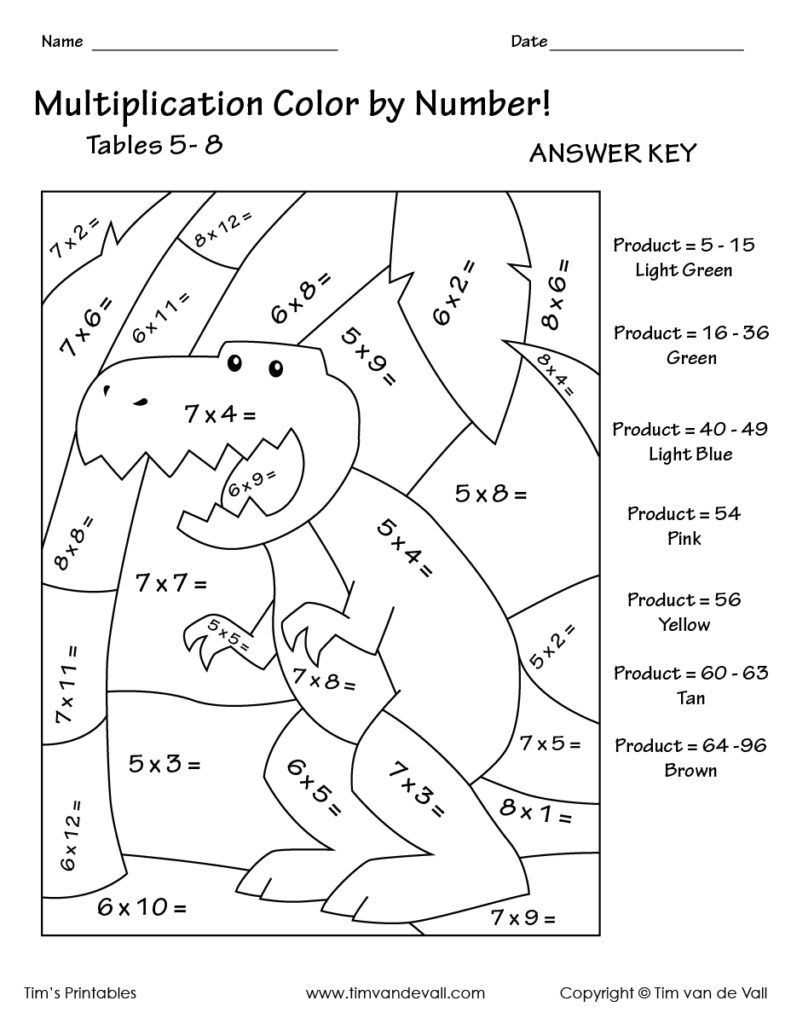 25 Math Worksheets Multiplication Pdf version