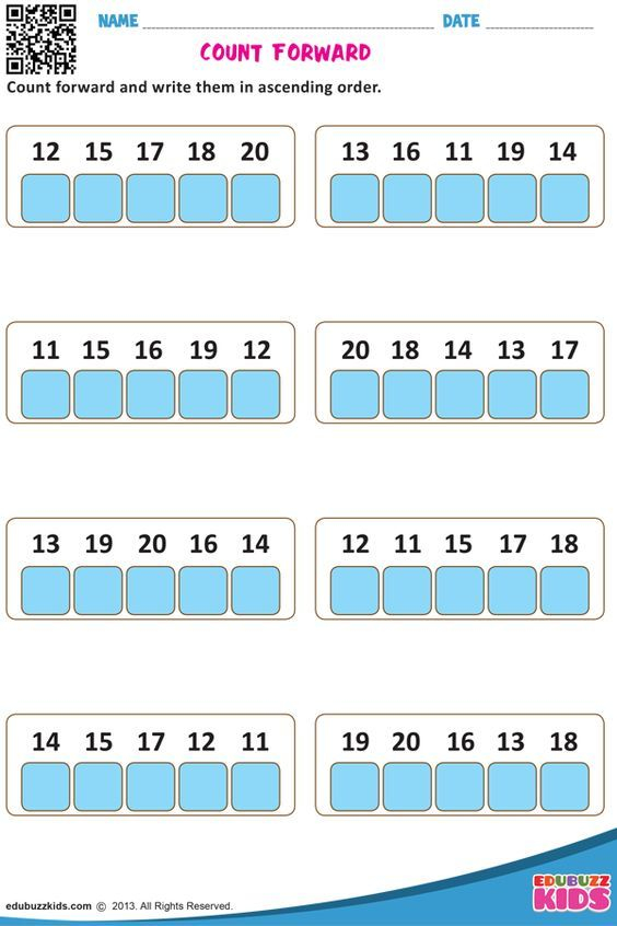 30 Math Worksheets Backward Counting Pdf