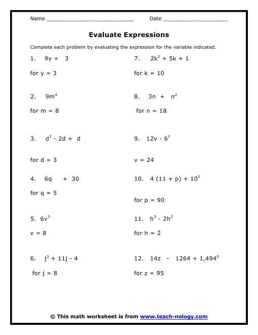 30 Math Worksheets Class 9 Free