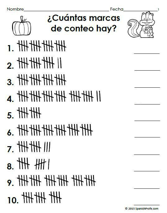 30 Math Worksheets In Spanish Pdf