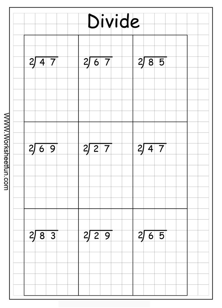 30 Math Worksheets Long Division Download