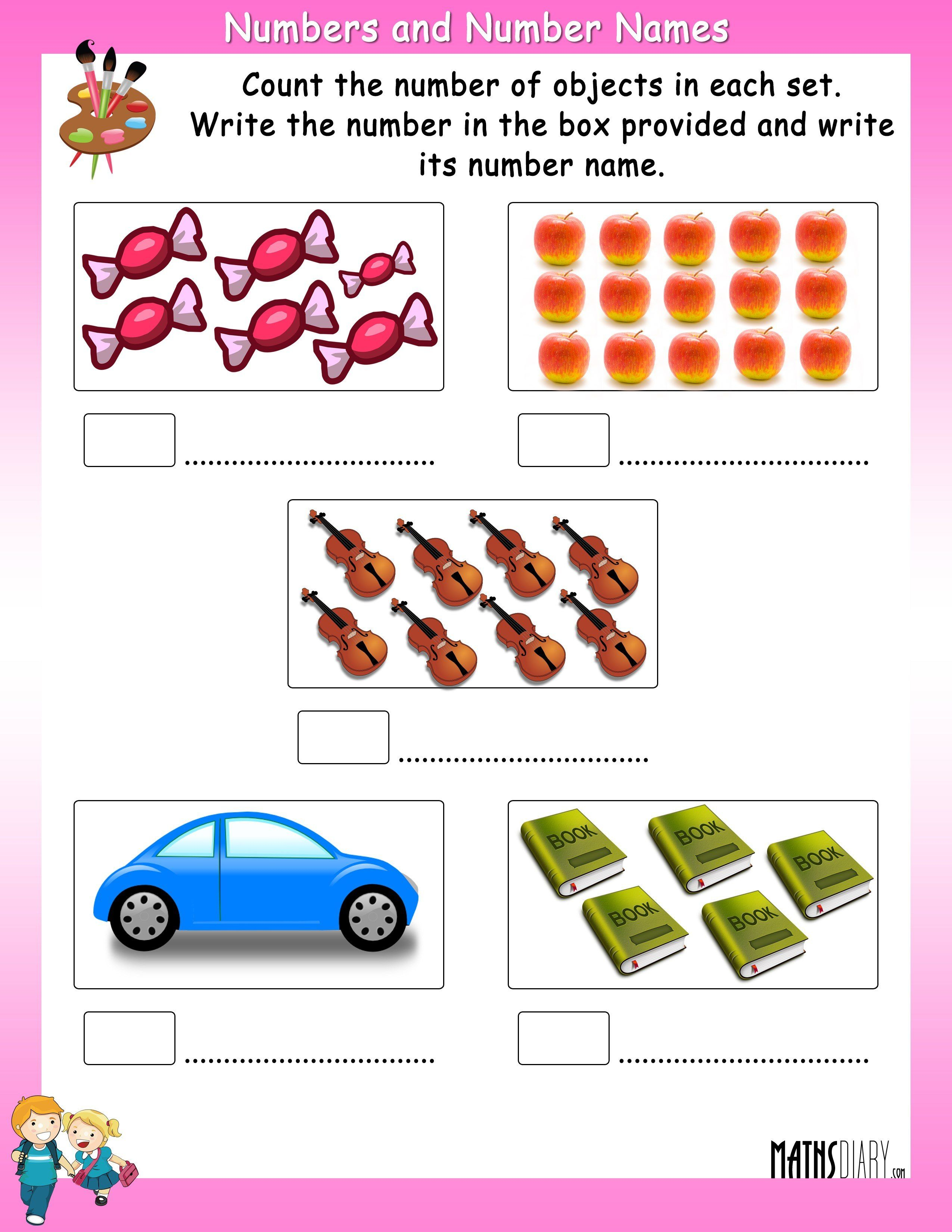 30 Math Worksheets Number Names Free 30 Math Worksheets Number Names Free