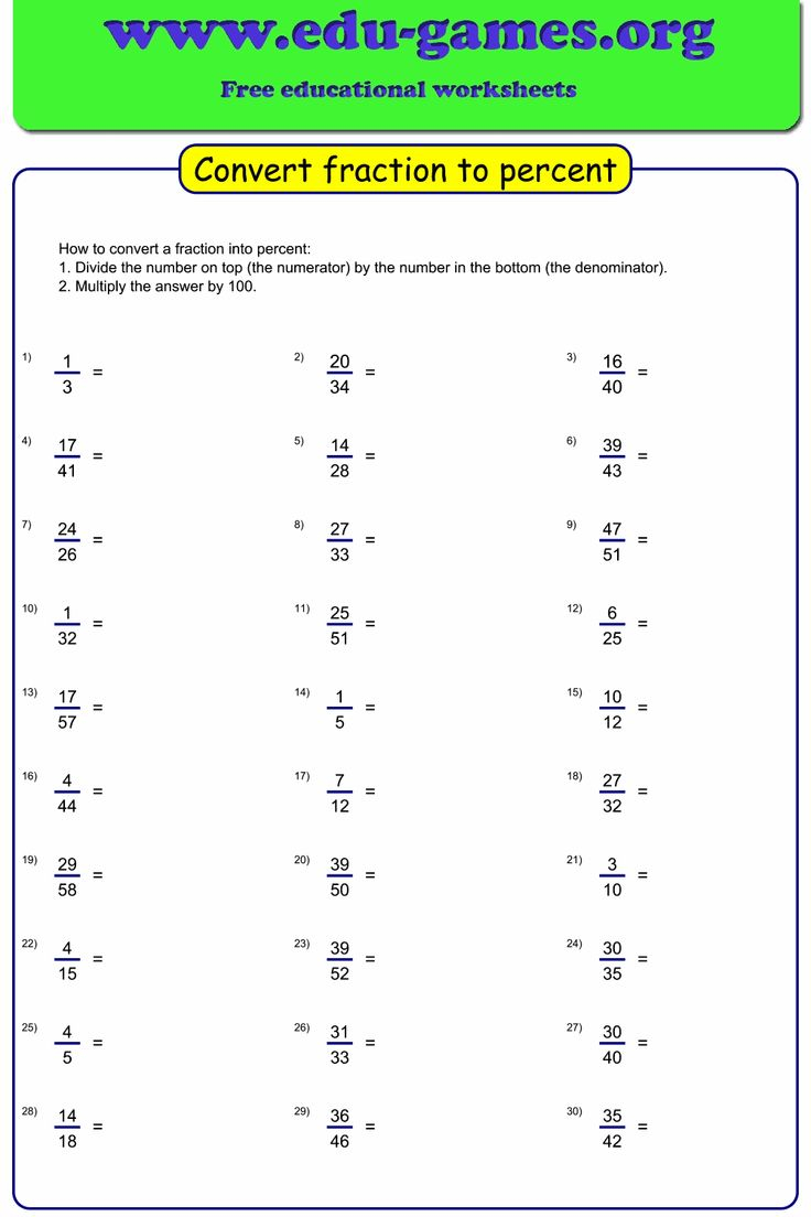 30 Math Worksheets Yr 7 Download