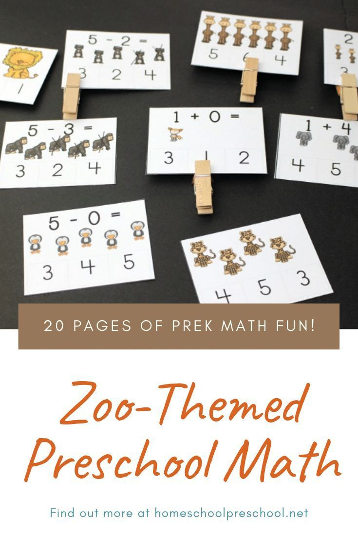 30 Zoo Math Worksheets Preschool Pdf