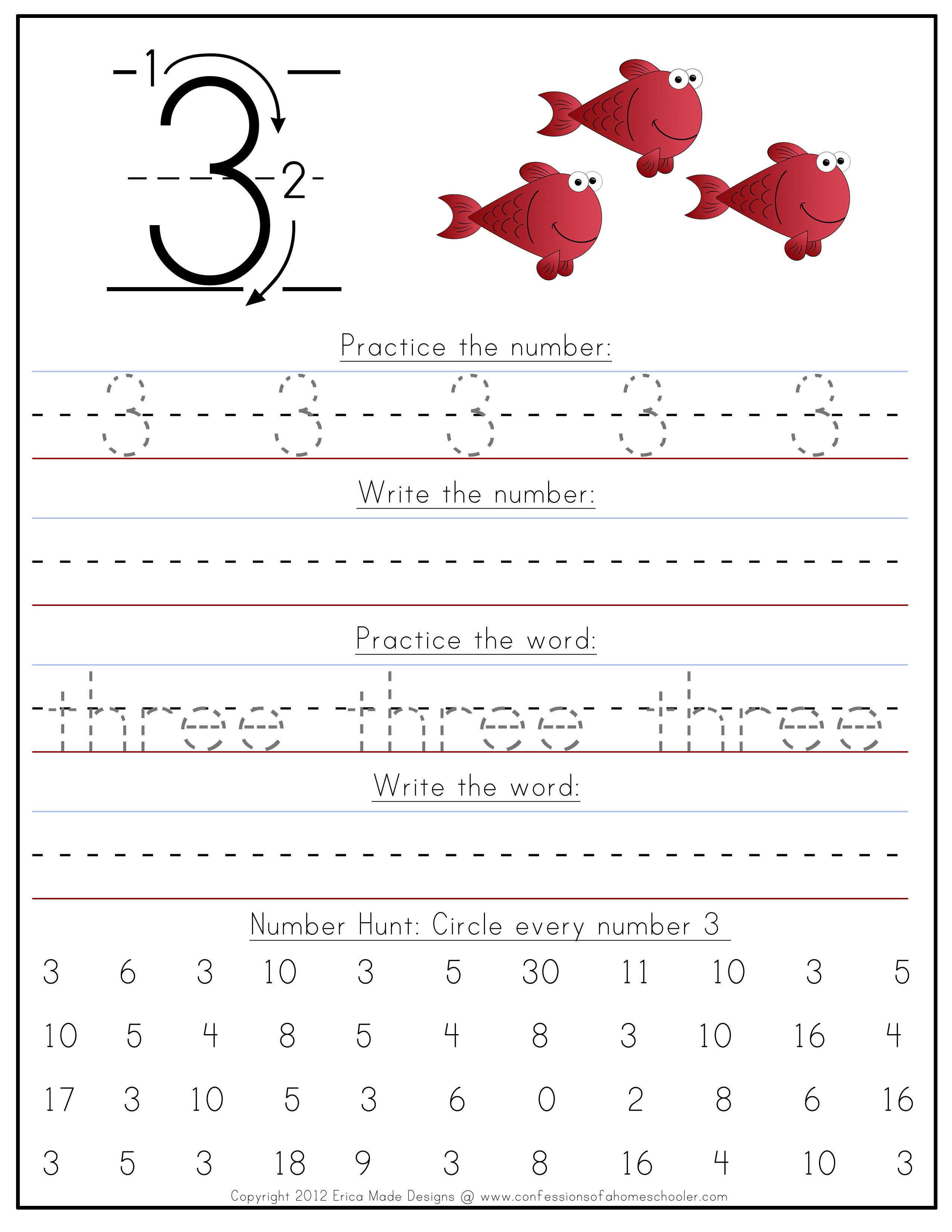 35 Kindergarten Math Worksheets 0-5 Download