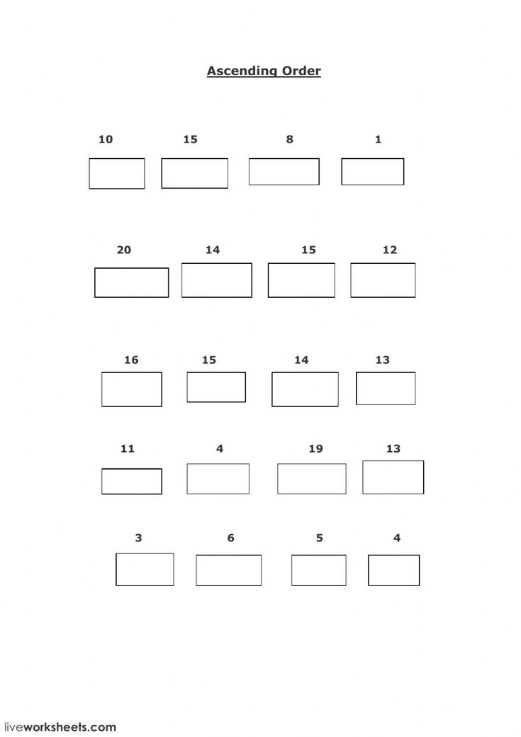 35 Math Worksheets Backward Counting Free