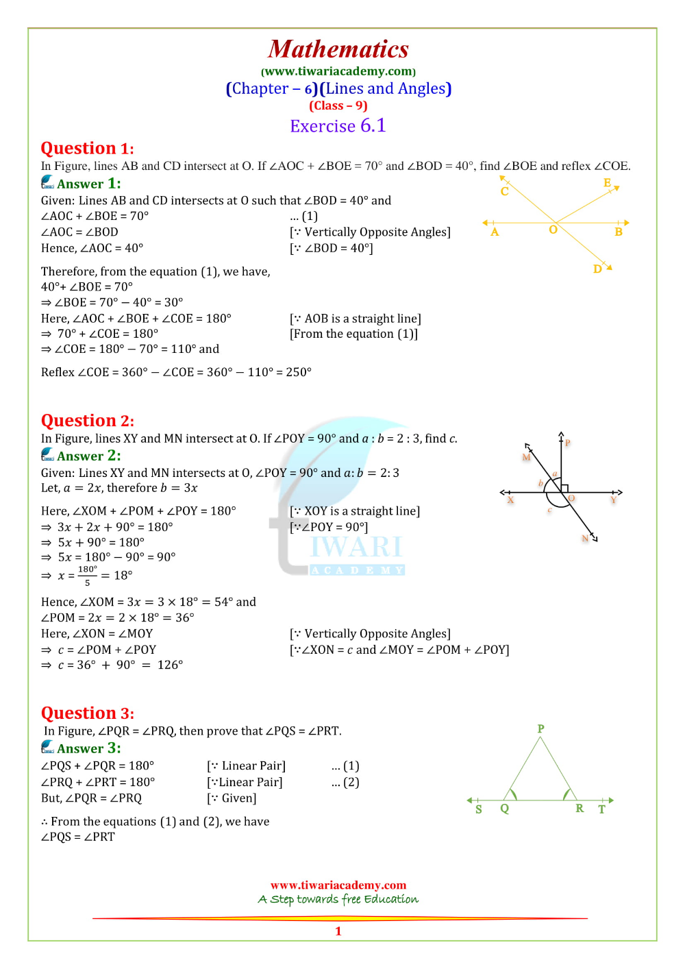 35 Math Worksheets Class 9 Pdf