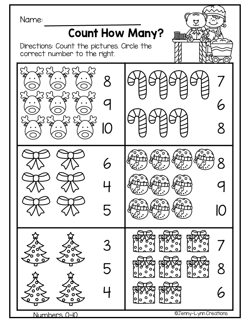 35 Math Worksheets For Kindergarten Download