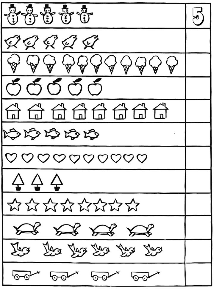 35 Math Worksheets For Kindergarten Free