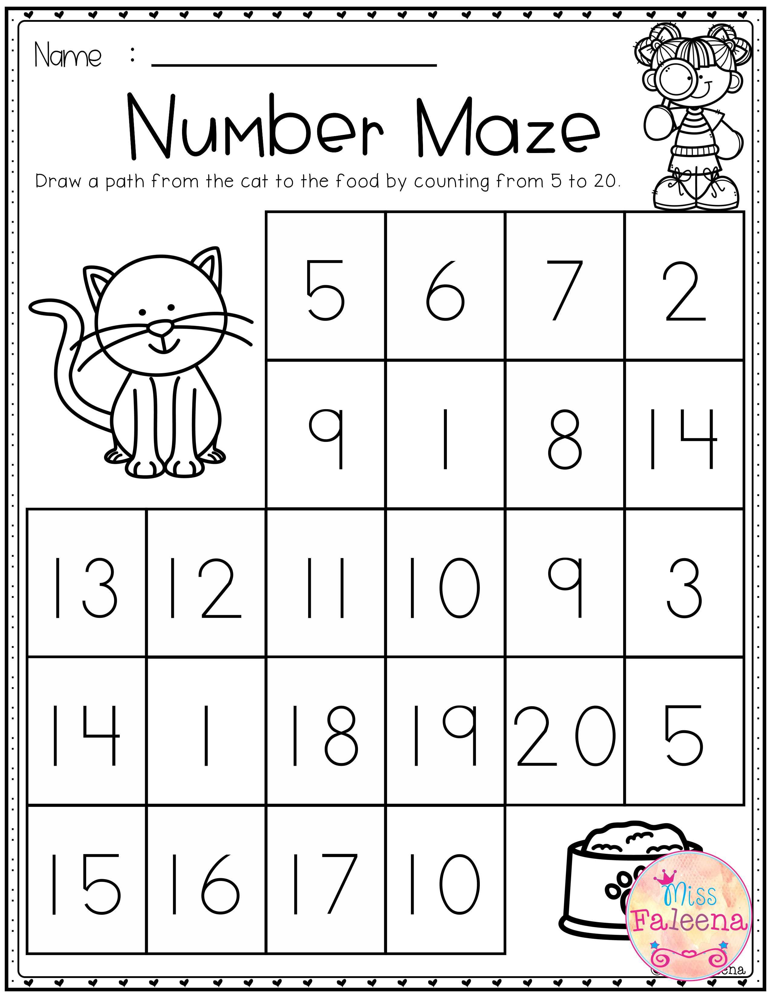 35 Math Worksheets For Kindergarten Free 35 Math Worksheets For Kindergarten Free