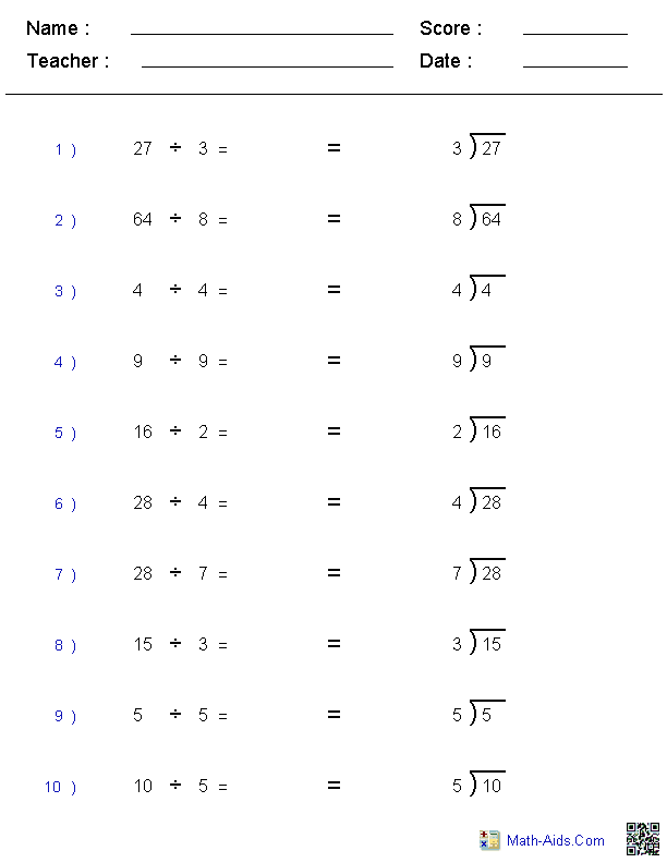 35 Math Worksheets Long Division Pdf