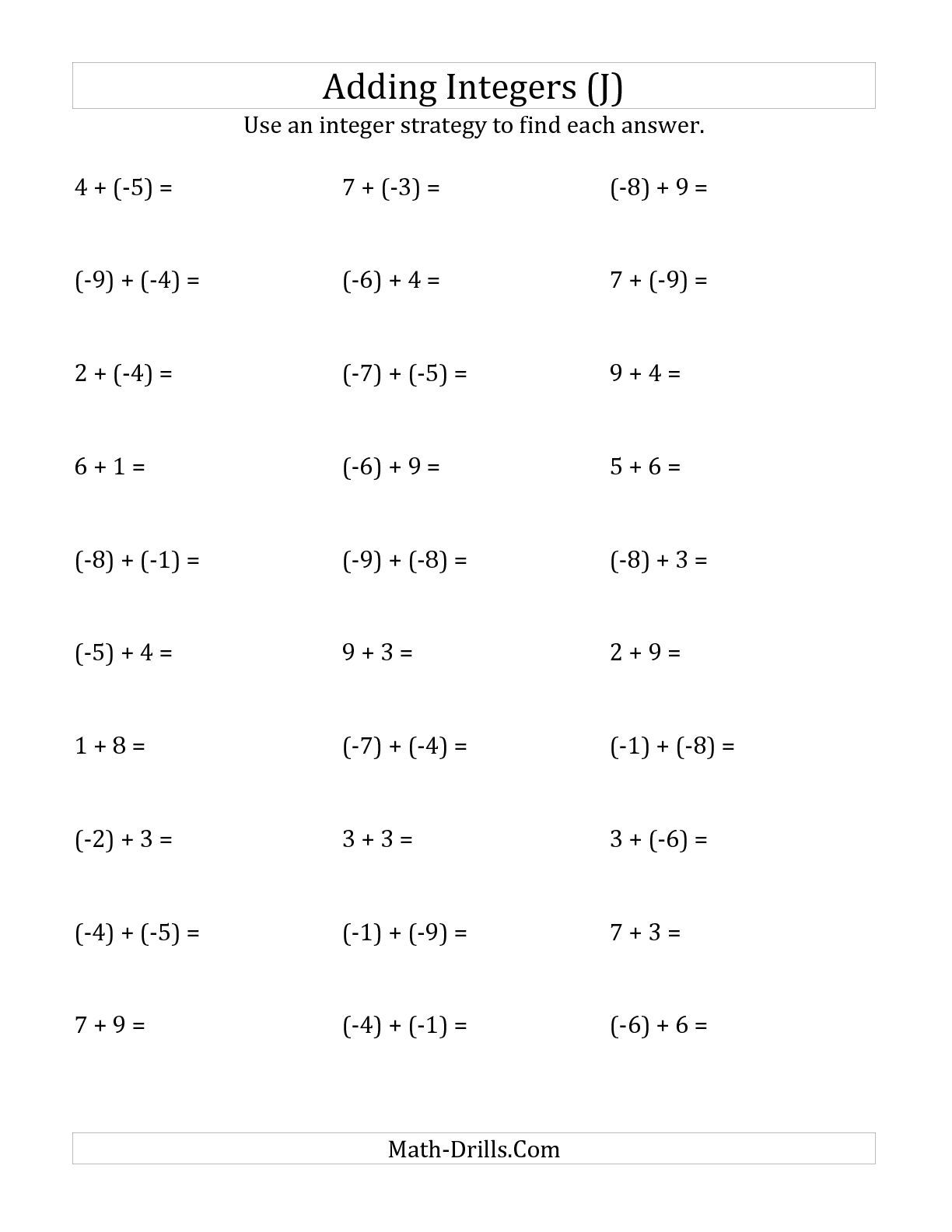 35 Math Worksheets Yr 7 Download