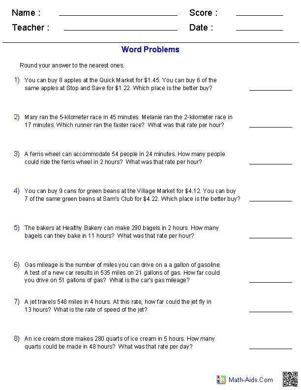 Christmas Math Worksheets 6Th Grade