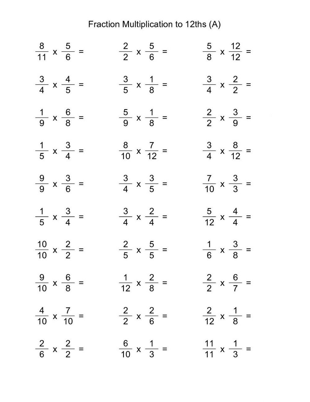 Common Core Math Worksheets 6Th Grade