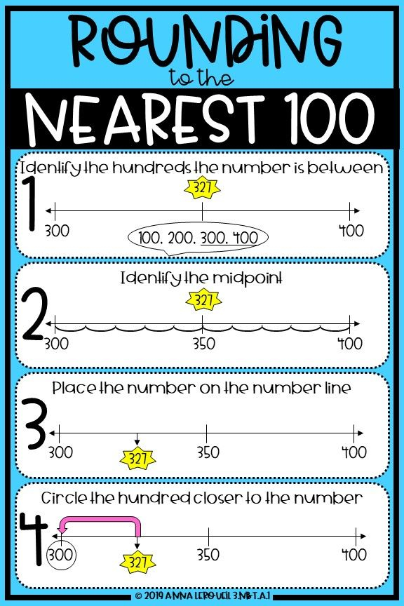 Math Worksheets Round Off Large Numbers