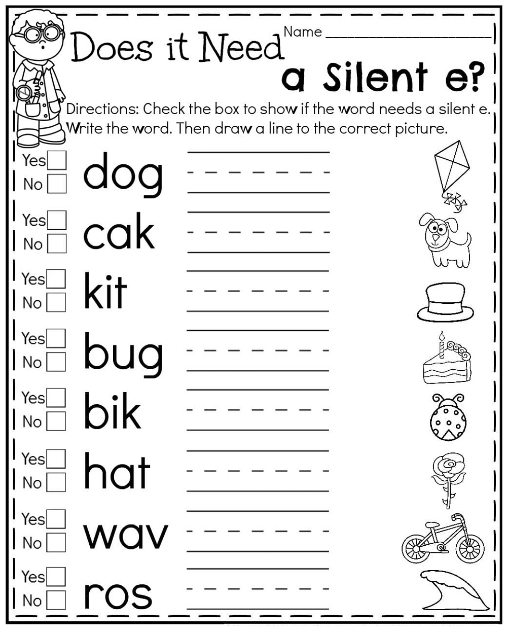 20 1St Grade Worksheets Free Printables Spelling