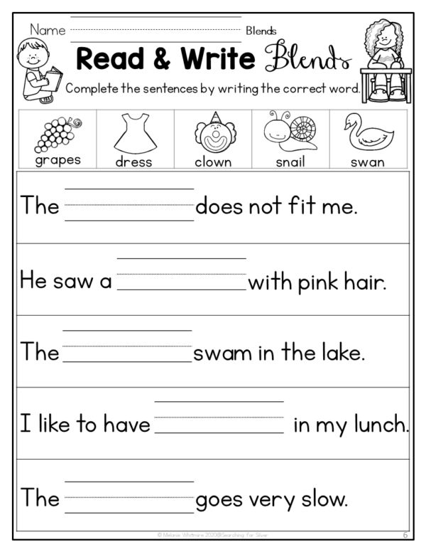 20 1St Grade Worksheets Free Printables Spelling