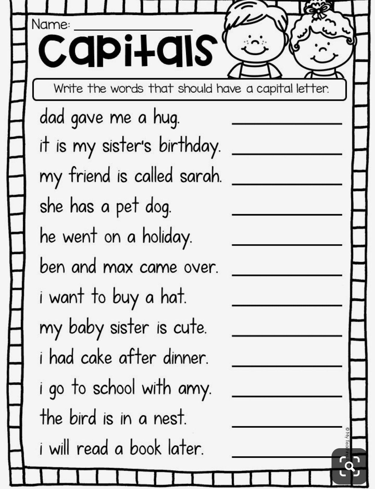 20 1St Grade Worksheets Free Printables Spelling