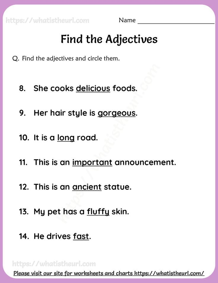 20 1St Grade Worksheets Grammar