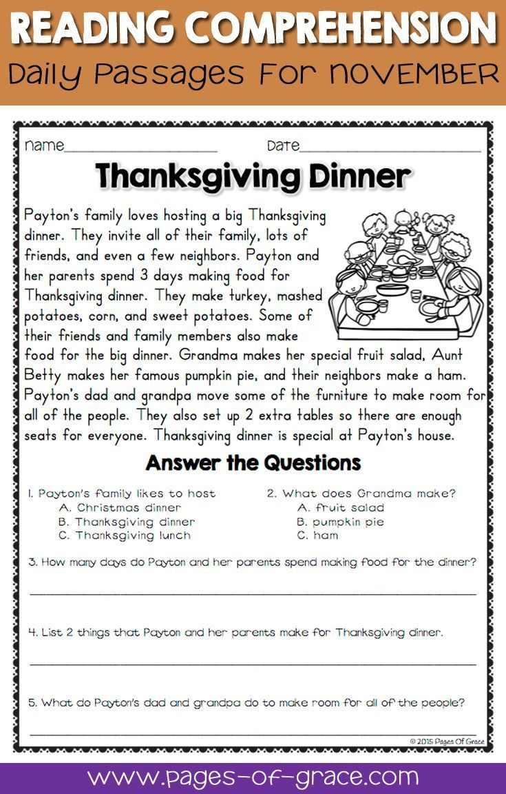 20 1St Grade Worksheets Thanksgiving
