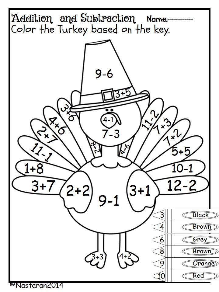 20 1St Grade Worksheets Thanksgiving