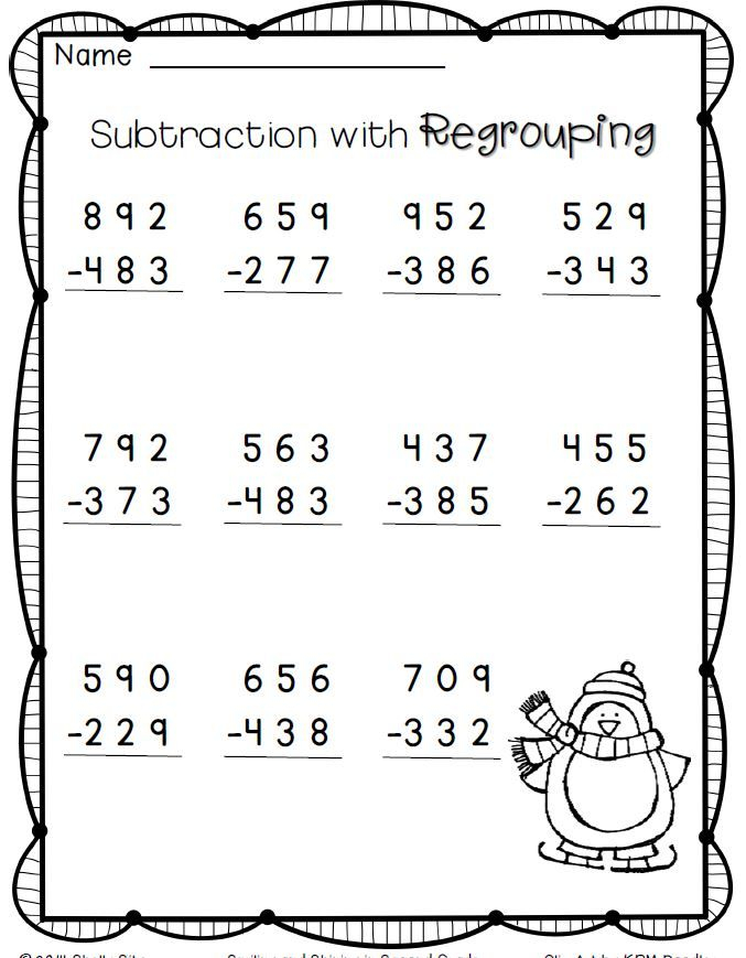 20 2Nd Grade Math Worksheets 3 Digit