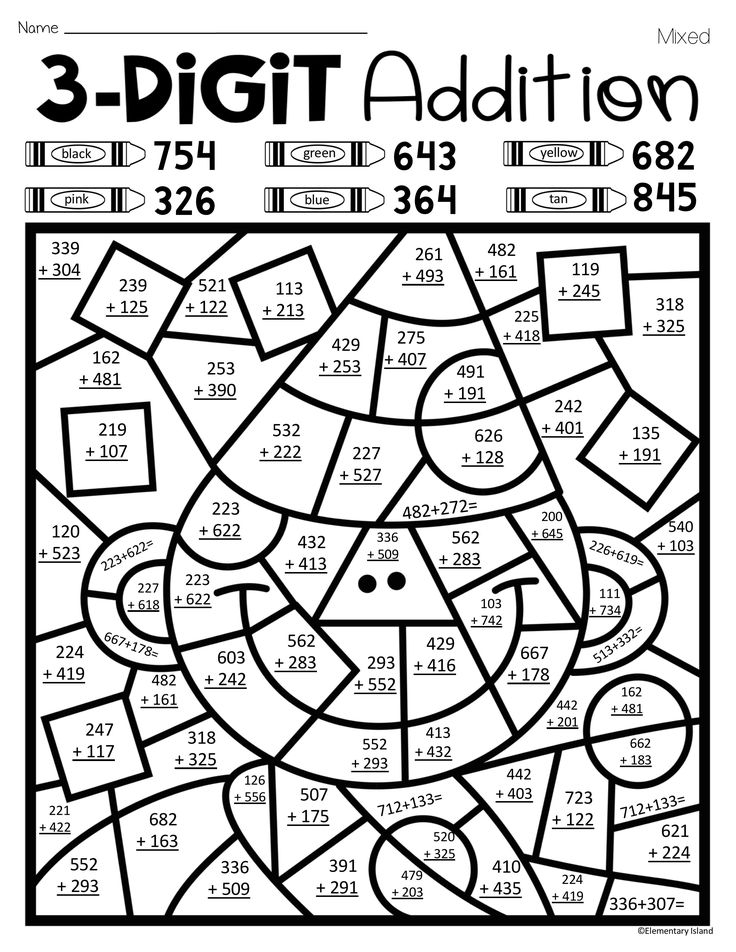 20 2Nd Grade Math Worksheets 3 Digit