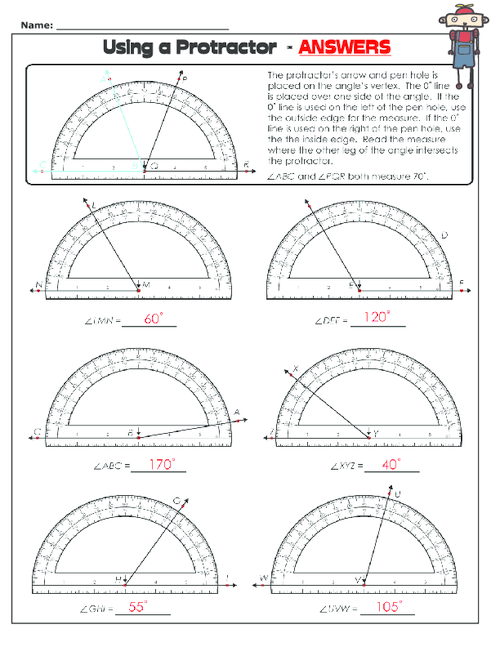 20 4Th Grade Math Worksheets Angles