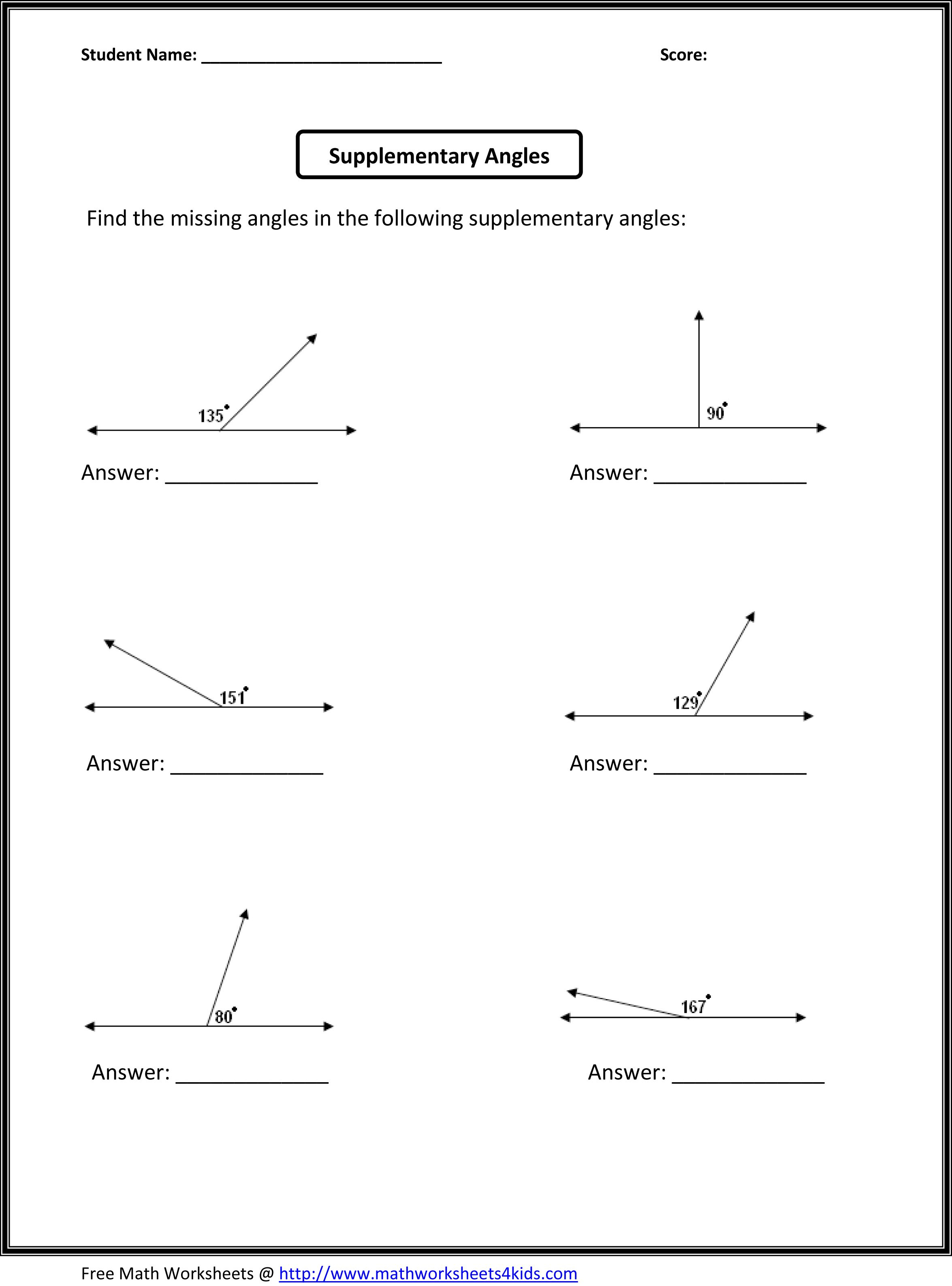 20 4Th Grade Math Worksheets Angles 20 4Th Grade Math Worksheets Angles