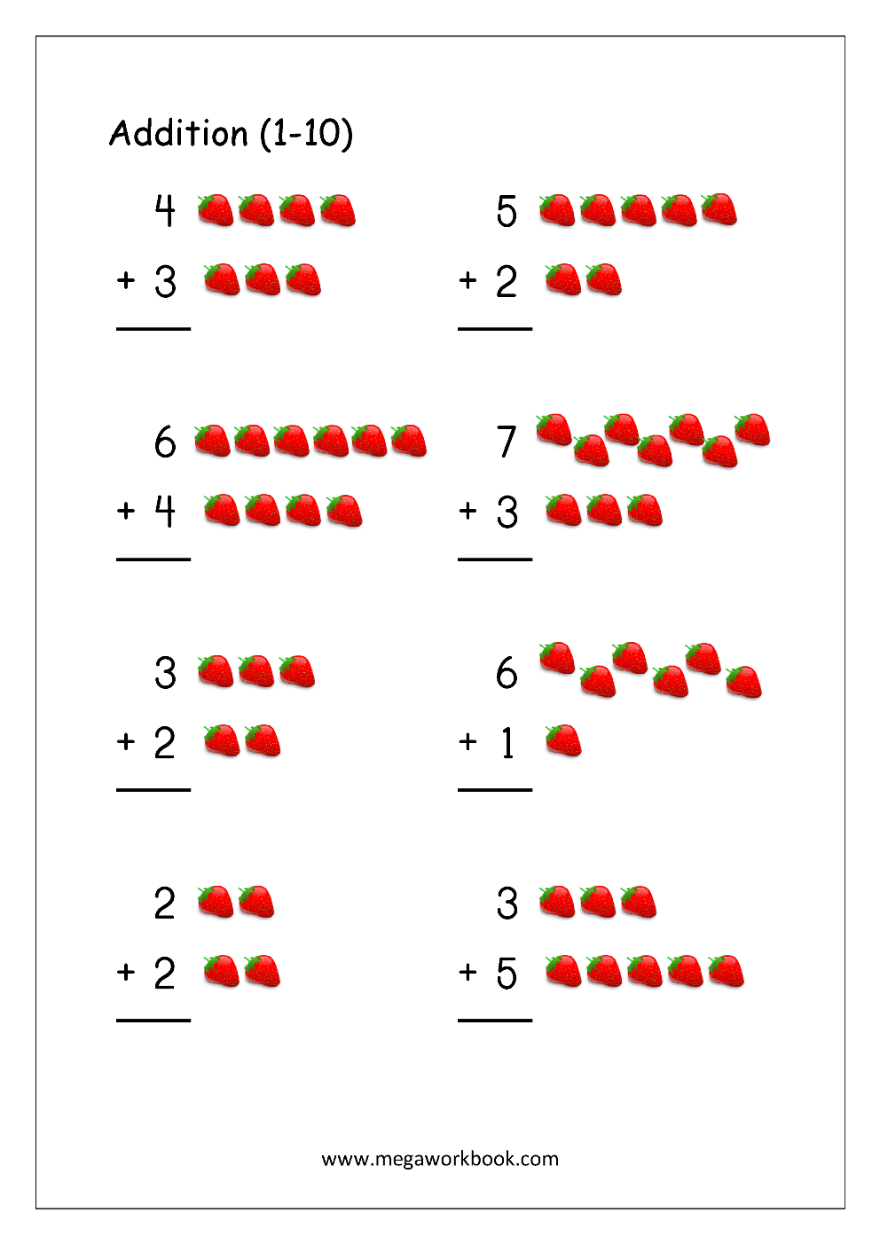 20 Addition Worksheets 6 Digit