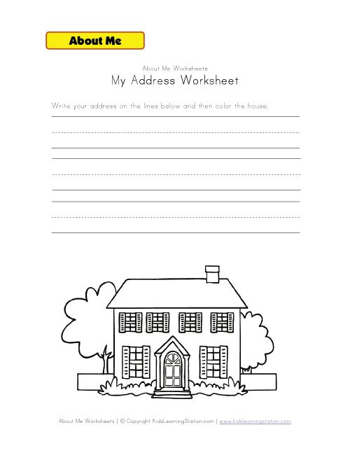 20 All About Me Worksheets For Kindergarten