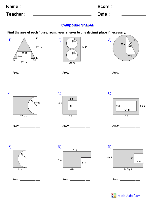 20 Area And Perimeter Worksheets