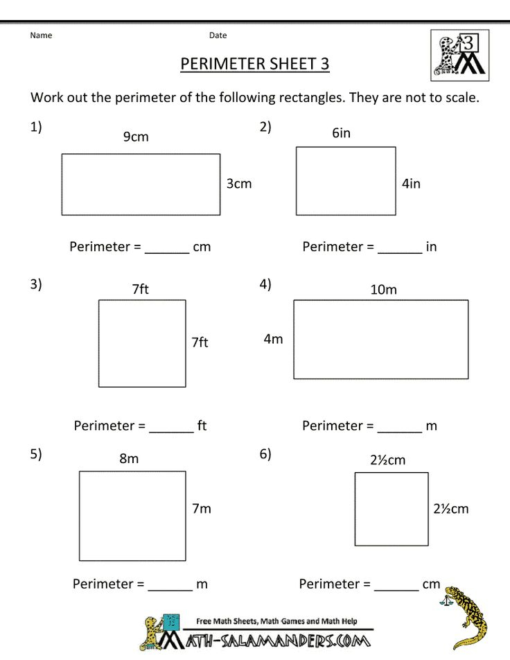 20 Area And Perimeter Worksheets Grade 8