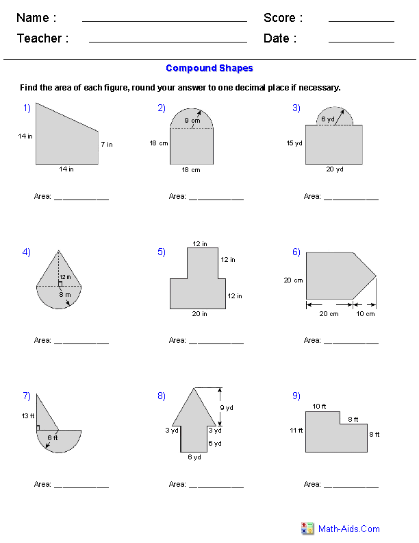 20 Area And Perimeter Worksheets Grade 8