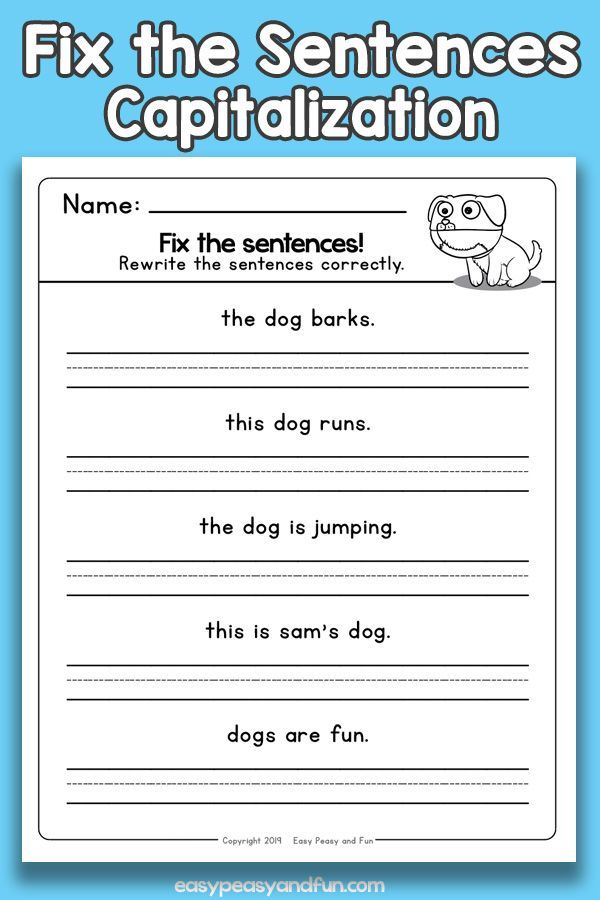 20 Capital Letters Worksheets 2Nd Grade