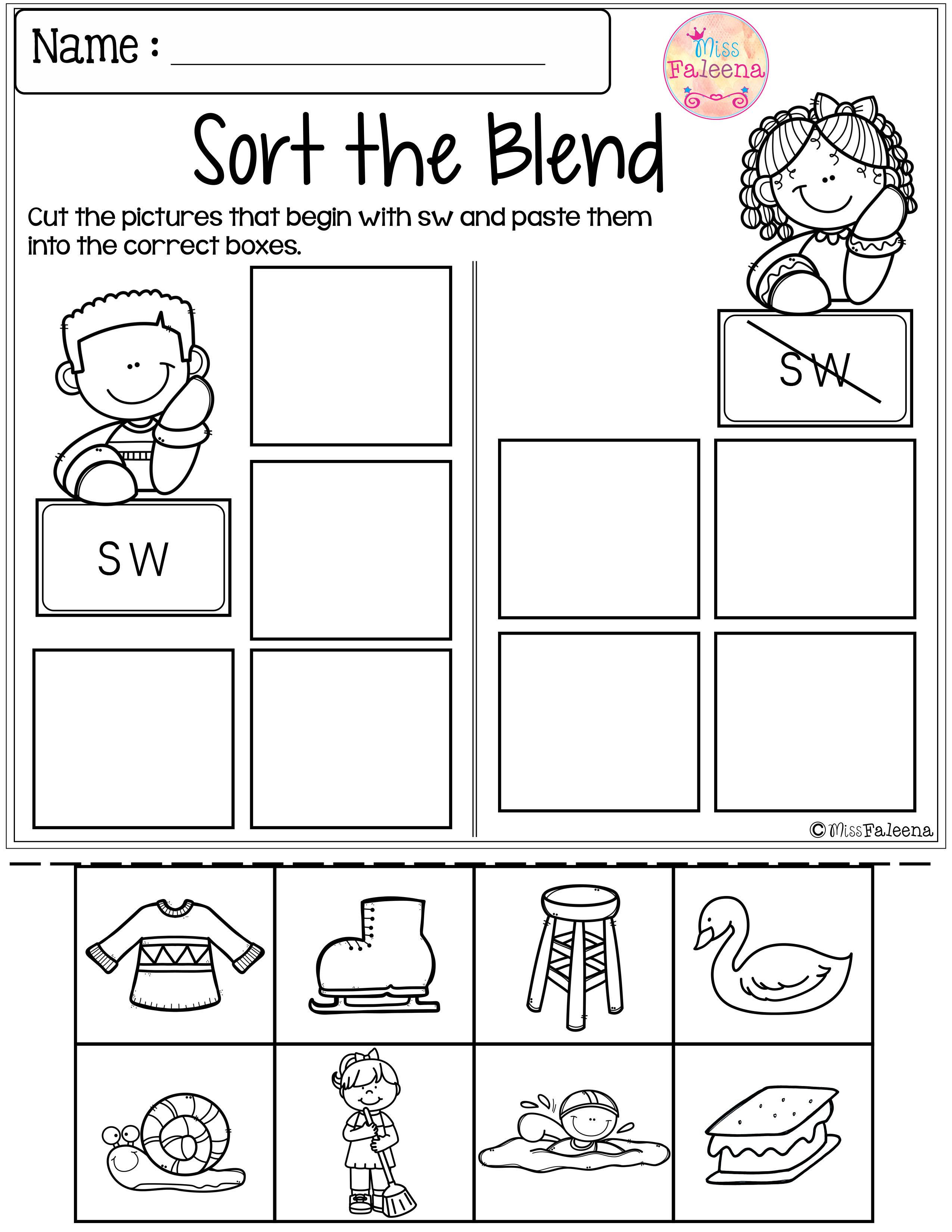 20 English Blends Worksheets For Kindergarten 20 English Blends Worksheets For Kindergarten