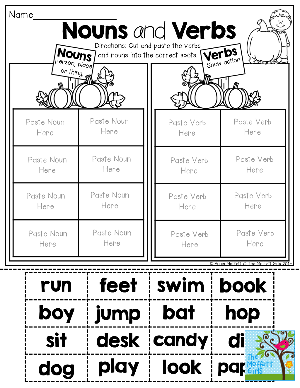 20 English Worksheets For Kindergarten Verbs