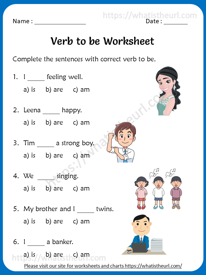 20 English Worksheets For Kindergarten Verbs