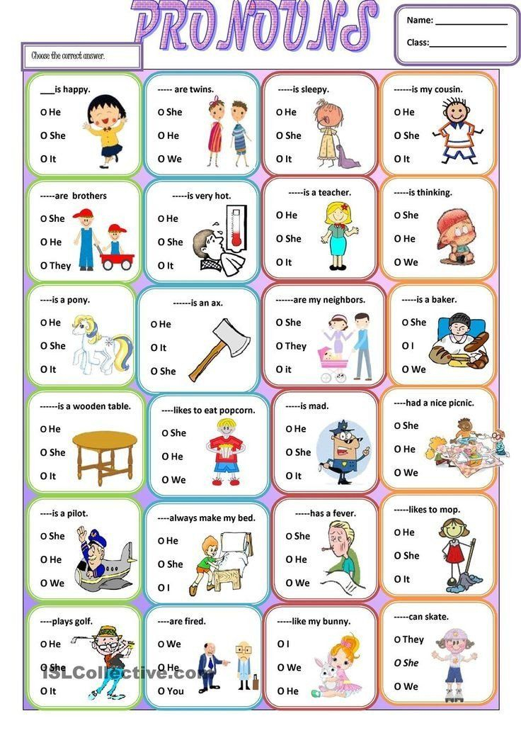 20 English Worksheets For Kindergarten Verbs