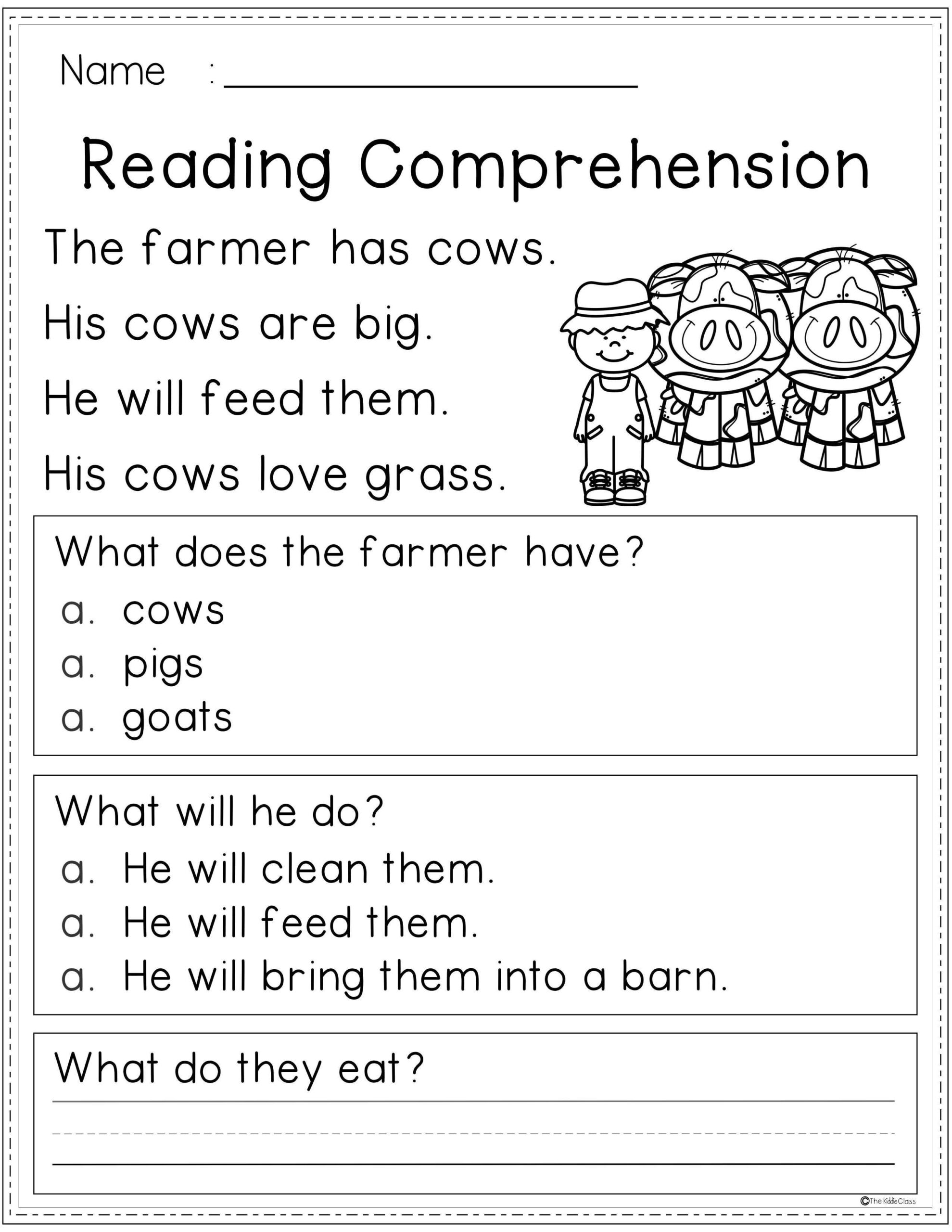 20 Free 1St Grade Reading Worksheets