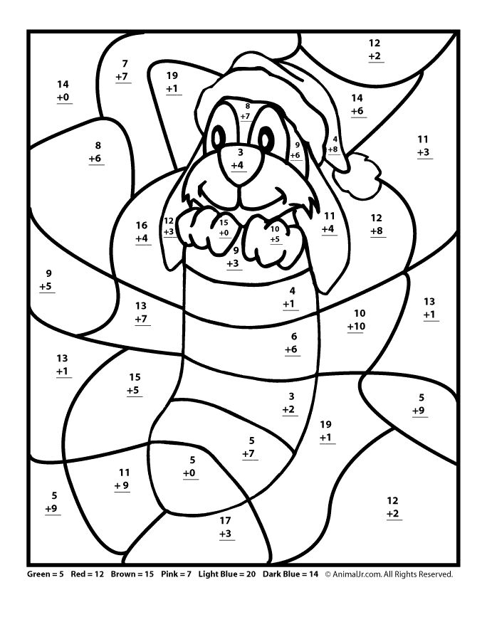 20 Free Christmas Math Worksheets 1St Grade