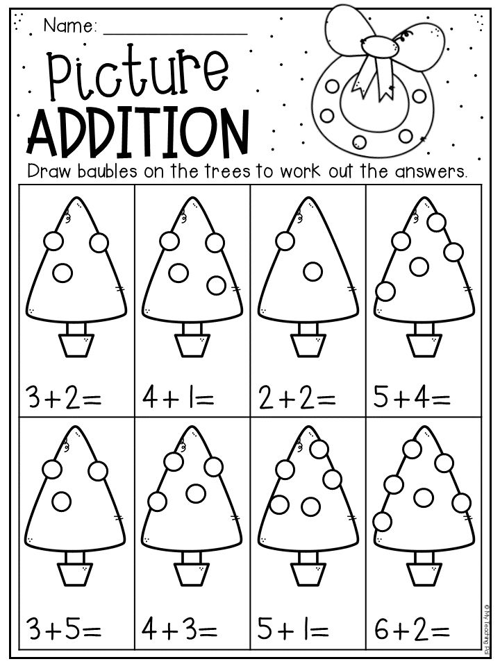 20 Free Christmas Math Worksheets 1St Grade