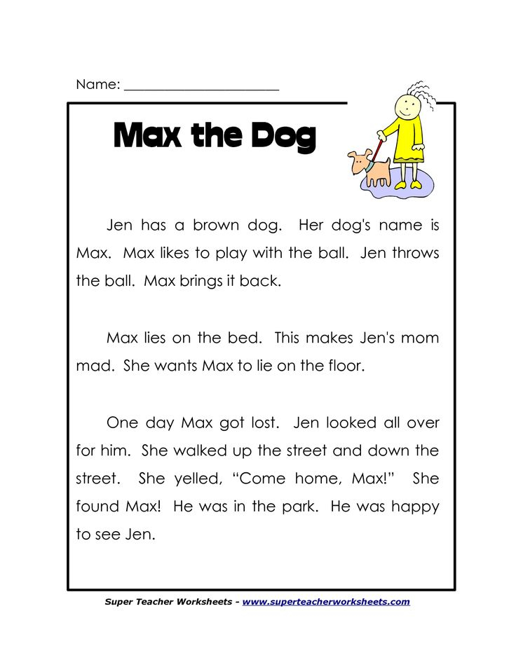 20 Free Reading Comprehension Worksheets 1St Grade