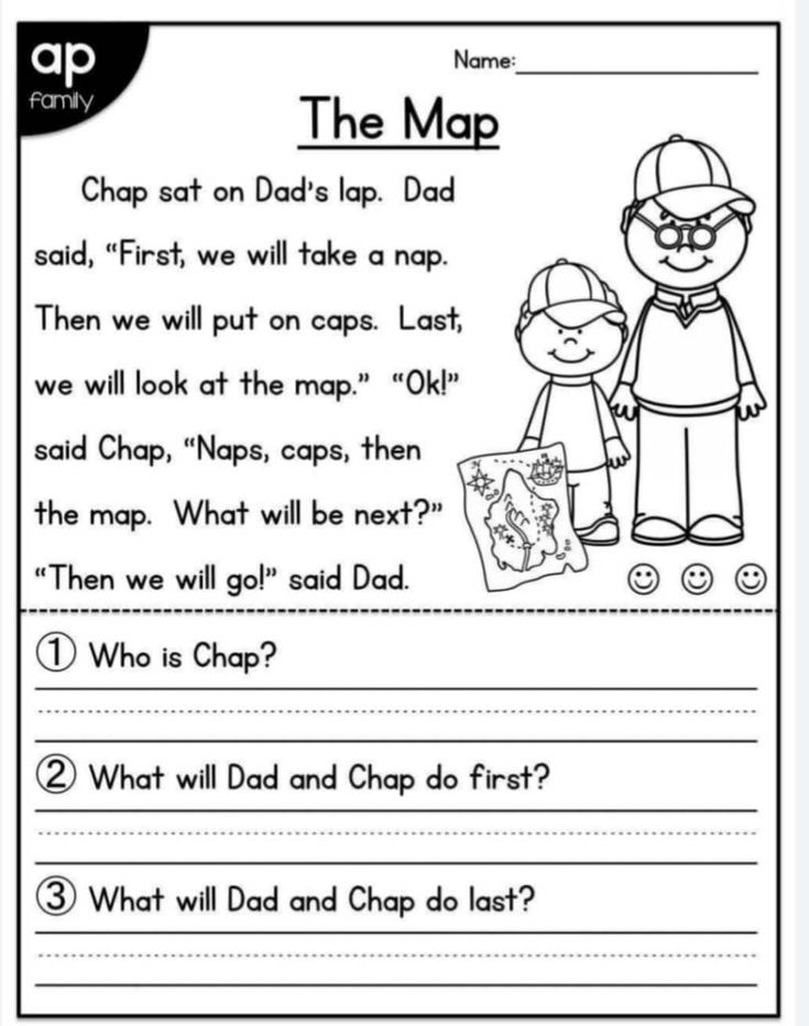 20 Free Reading Comprehension Worksheets 1St Grade